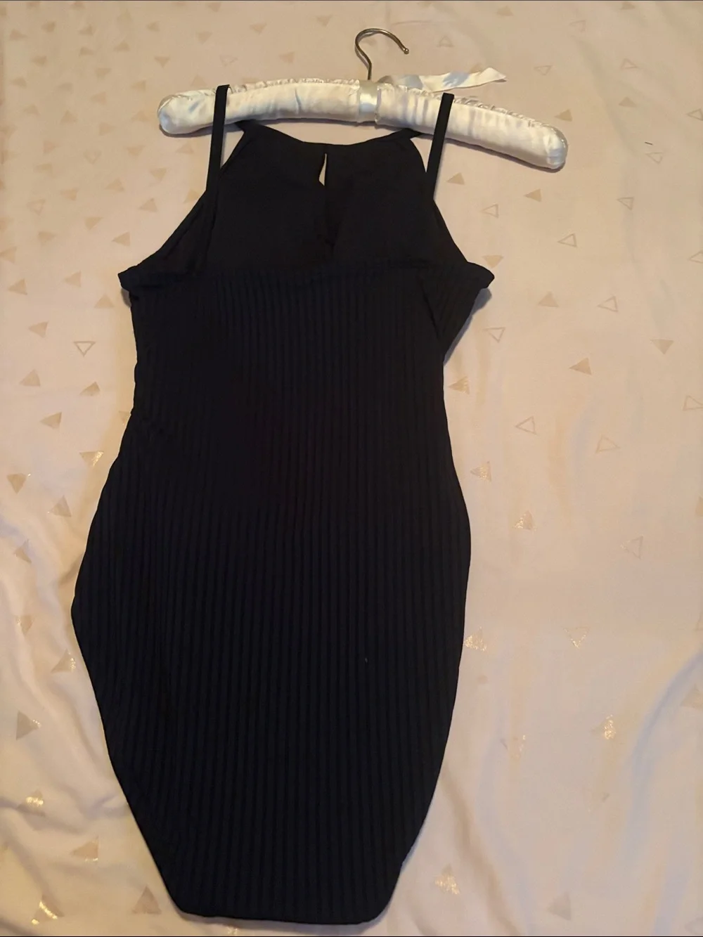 Black Ribbed Girls' One-Piece Swimsuit